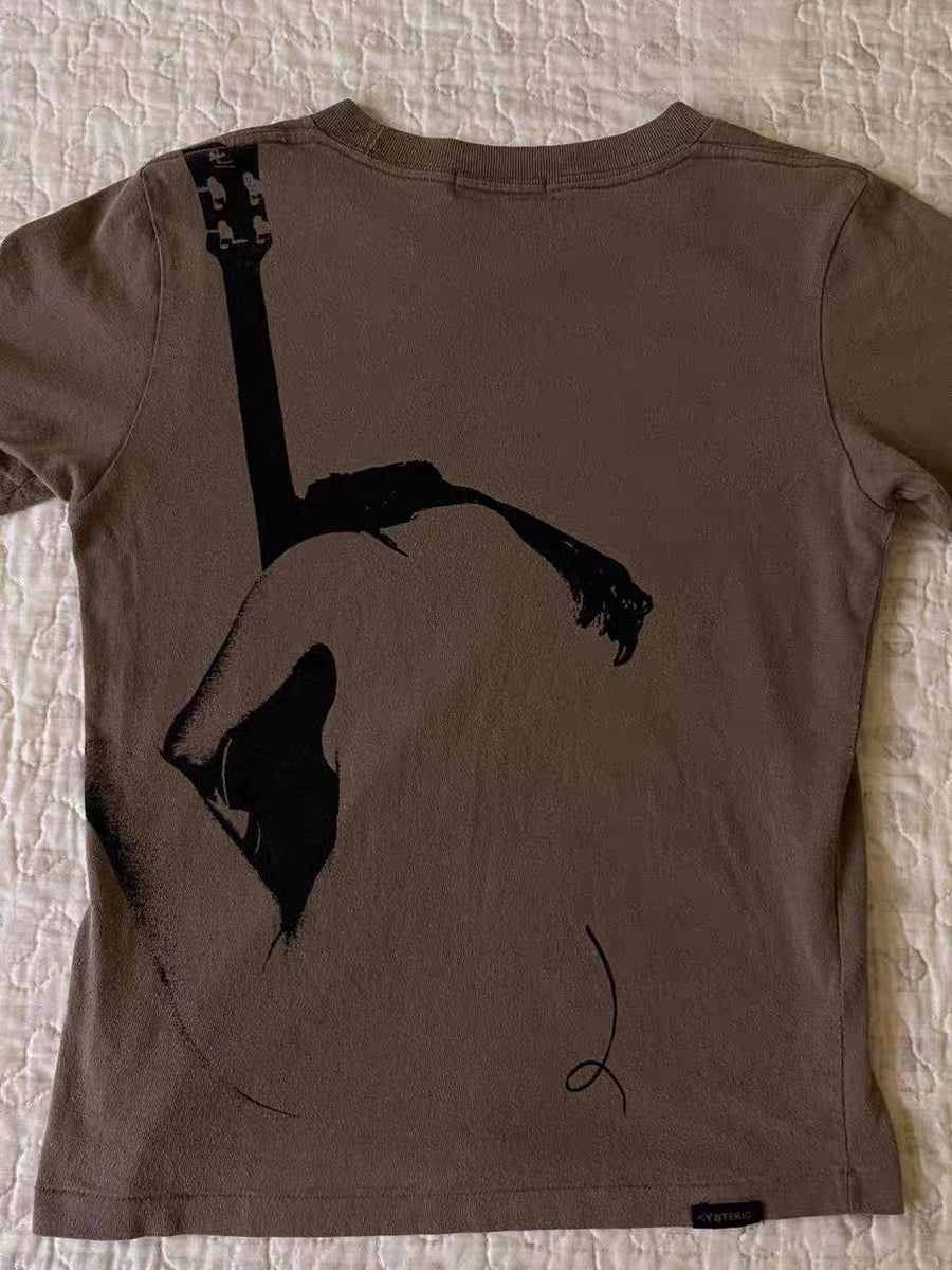 ФУТБОЛКА HYSTERIC GLAMOUR "GUITAR GIRL"